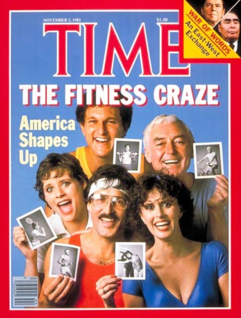 time magazine 1981 - $1.50 An EastWest Exchange War Of Words Time The Fitness Craze America Shapes Up